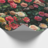 花の壁 ラッピングペーパー (角)