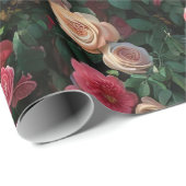 花の壁 ラッピングペーパー (ロールコーナー)