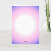 花の壮麗なイースターをお楽しみください カード (裏面)