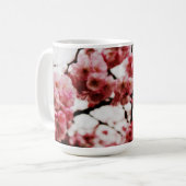 花の変形させるマグ コーヒーマグカップ (正面左)