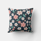 花の夢の枕 クッション (裏面)