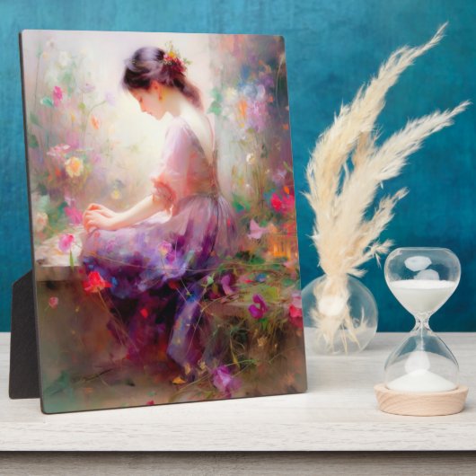 花の夢想 フォトプラーク (側面)