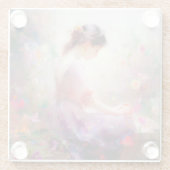 花の夢 ガラスコースター (裏面)