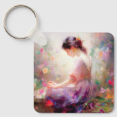 花の夢 キーホルダー (正面)