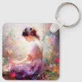 花の夢 キーホルダー (裏面)