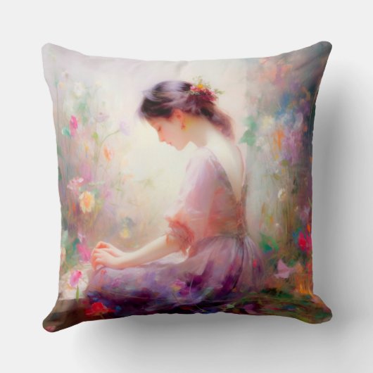 花の夢 クッション (裏面)