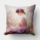 花の夢 クッション (正面)