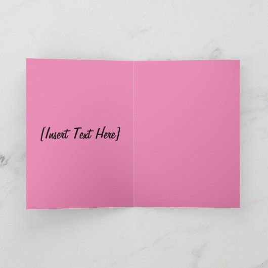 花の夢 サンキューカード (内部)