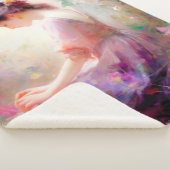 花の夢 シェルパブランケット (3/4)