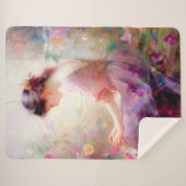 花の夢 シェルパブランケット (正面(横))