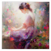 花の夢 タイル (正面)