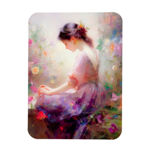 花の夢 マグネット (縦)