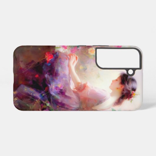 花の夢 SAMSUNG GALAXYケース (裏面横)