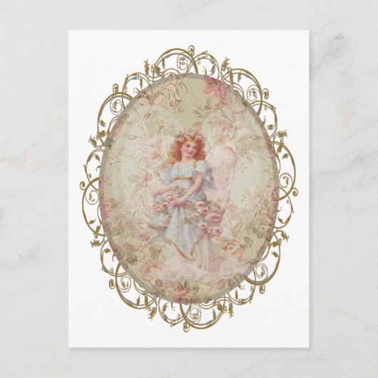 花の天使 ポストカード (正面)