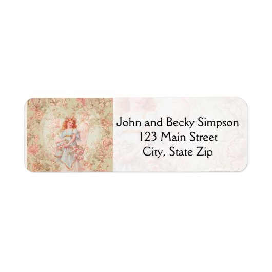 花の天使 ラベル (正面)