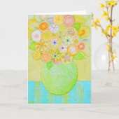 花の天国 カード (黄色い花)