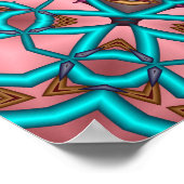 花の太陽マンダラ ポスター (角)
