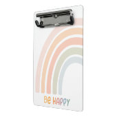 花の女の子がかわいい虹 ミニクリップボード (アングル2)