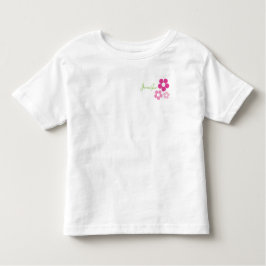 花の女の子と名前 – Toddler T-Shirt トドラーTシャツ