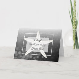 花の女の子のカードパーソナライズされたは？ 招待状