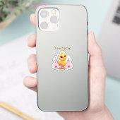 花の女の子のステッカーシート シール (スマートフォン)