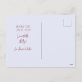 花の女の子のフローラ シーズンポストカード (裏面)