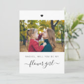 花の女の子のブライダルパーティ カード (スタンド正面)
