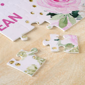 花の女の子のプロポーズを ジグソーパズル (側面)