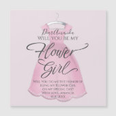 花の女の子のプロポーズパーソナライズされたは？ (正面)