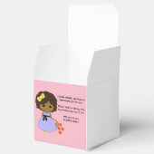 花の女の子の提案ギフトボックス – Brunette フェイバーボックス (オープン)