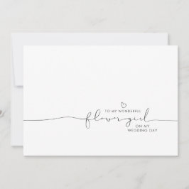 花の女の子の朝結婚にかわいいメッセージへ