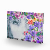 花の女の子，モダン芸術，混合メディカスタマイズア，  フォトブロック (右)