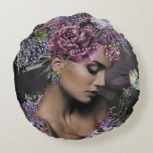 花の女王 ラウンドクッション (裏面)