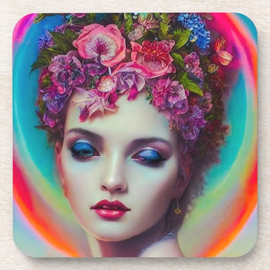 花の女神 コースター (正面)