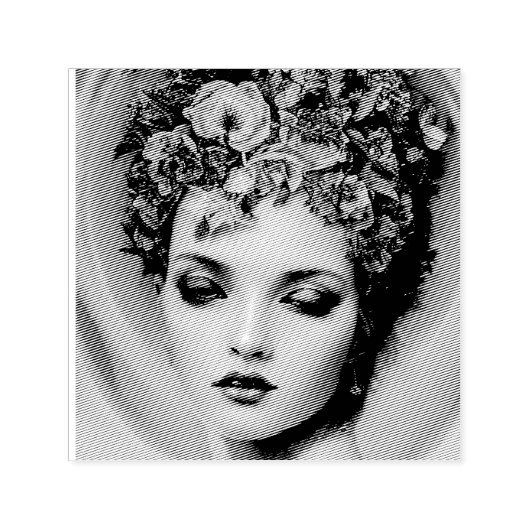 花の女神 セルフインキングスタンプ (デザイン)