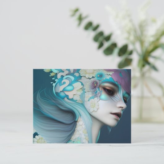 花の女 ポストカード (スタンド正面)