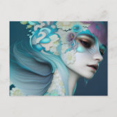 花の女 ポストカード (正面)