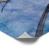 花の妖精と蝶by Warwick Goble ポスター (角)