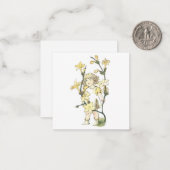 花の妖精のメモカード ノートカード (正面/裏面インサイチュ)