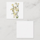 花の妖精のメモカード ノートカード (正面/裏面)