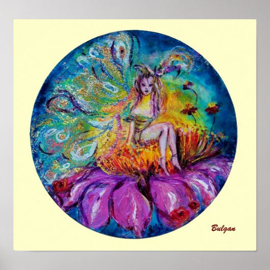 花の妖精の夜のファンタジー ポスター (正面)