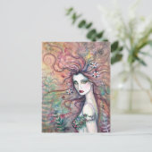 花の妖精の女神クロリス葉書 ポストカード (スタンド正面)