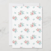 花の妖精パーティー招待状、妖精の招待状 招待状 (裏面)