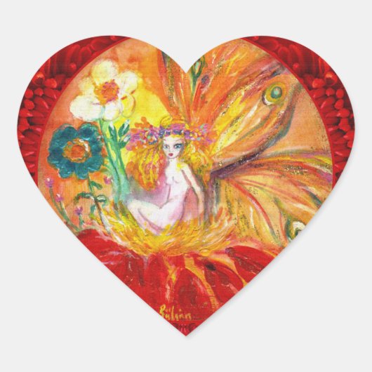 花の妖精 ハートシール (正面)