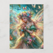 花の妖精 ポストカード (正面)