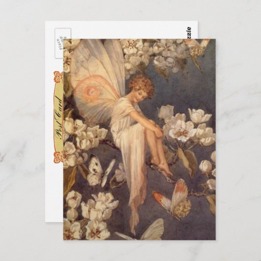 花の妖精 ポストカード (正面/裏面)