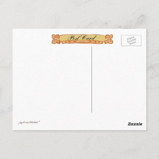 花の妖精 ポストカード (裏面)