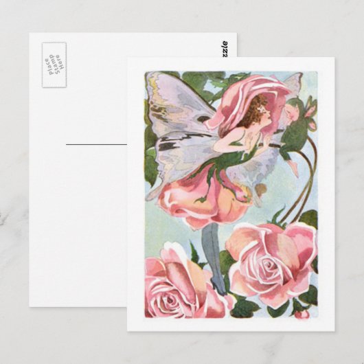 花の妖精 ポストカード (正面/裏面)