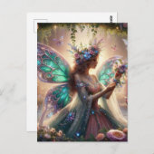 花の妖精 ポストカード (正面/裏面)