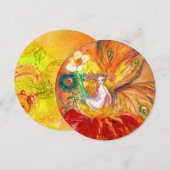 花の妖精 赤 黄色 金の輝き (正面/裏面)